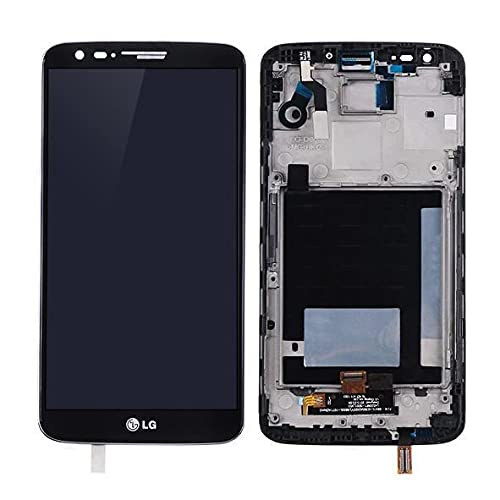 MicroSpareparts Mobile LG G2 D800,D801,D803,LS980 LCD Screen and Digitizer with, MSPP71835 (Screen and Digitizer with Front Frame Assembly Black) von MicroSpareparts Mobile