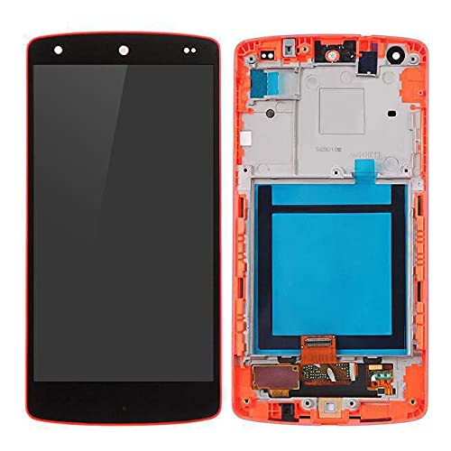 MicroSpareparts Mobile LG Nexus 5 D820 LCD Screen and Digitizer with Frame Assembly, MSPP71765 (Digitizer with Frame Assembly Red) von MicroSpareparts Mobile