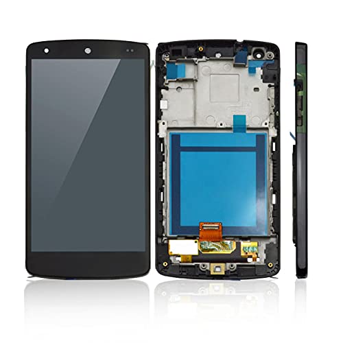 MicroSpareparts Mobile LG Nexus 5 D820 LCD Screen and Digitizer with Frame Assembly, MSPP71766 (Digitizer with Frame Assembly White) von MicroSpareparts Mobile
