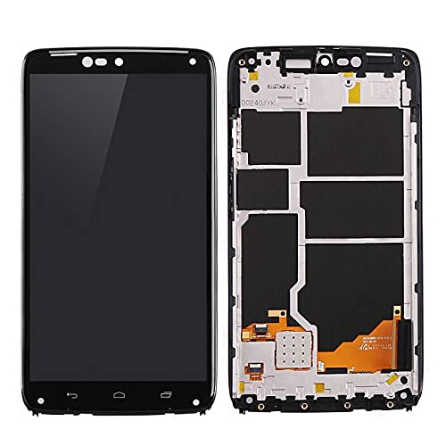 MicroSpareparts Mobile Motorola Droid Turbo XT1254 LCD Screen and Digitizer with, MSPP72612 (LCD Screen and Digitizer with Front Frame Assembly Black) von MicroSpareparts Mobile