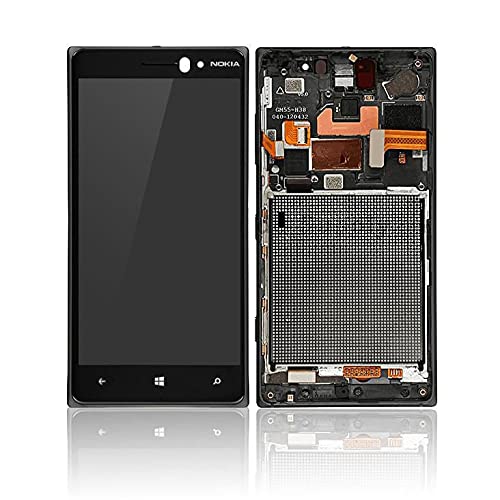 MicroSpareparts Mobile Nokia Lumia 830 LCD Screen and Digitizer with Front Frame, MSPP72061 (Digitizer with Front Frame Assembly Black) von MicroSpareparts Mobile