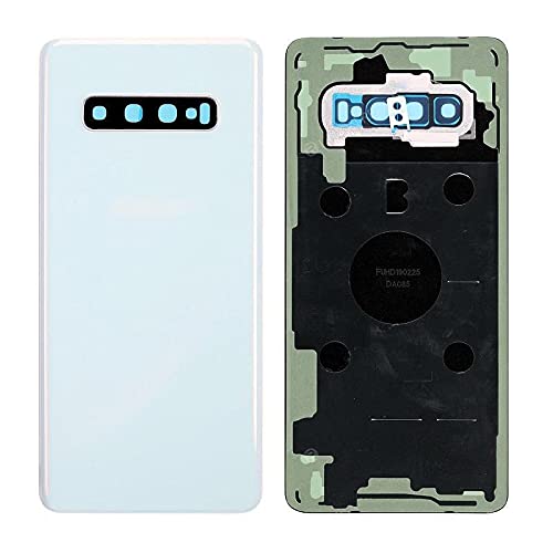 MicroSpareparts Mobile Samsung Galaxy S10 Plus Series Back Cover with Adhesive - wi, MOBX-SAM-S10-02 (Back Cover with Adhesive - wi White) von MicroSpareparts Mobile