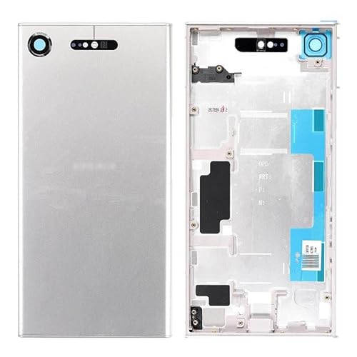 MicroSpareparts Mobile Sony Xperia XZ1 Back Cover wit with Mid Frame Silver, MOBX-SONY-XPXZ1-03 (with Mid Frame Silver Silver) von MicroSpareparts Mobile