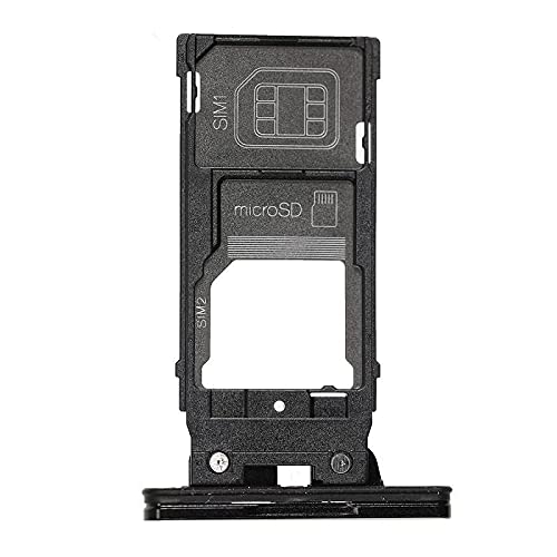 MicroSpareparts Mobile Sony Xperia XZ2 Dual SIM Card Tray - Black, MOBX-SONY-XPXZ2-07 (Tray - Black) von MicroSpareparts Mobile