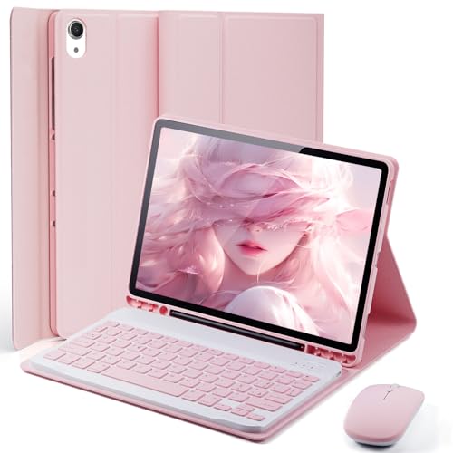 MicroTunk Schutzhülle für iPad 10 Generation 2022 / iPad 11 Generation 2025 10,9 Zoll mit Ltaliano Tastatur aufgeladen werden Keyboard von MicroTunk