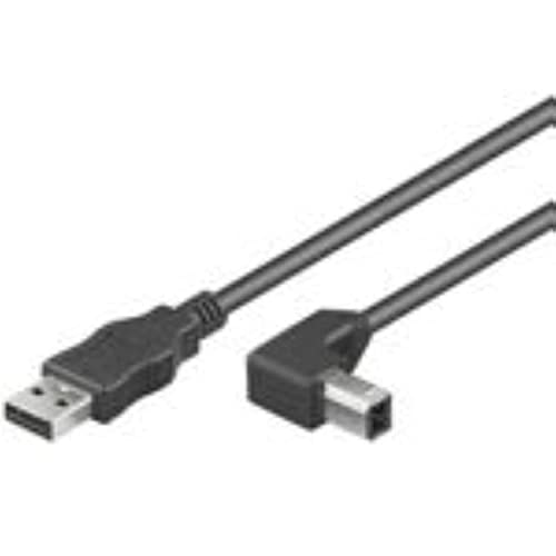 Microconnect 3 m USB2.0 A-B – USB Kabel (USB A, USB B, männlich/männlich, Schwarz) von Microconnect