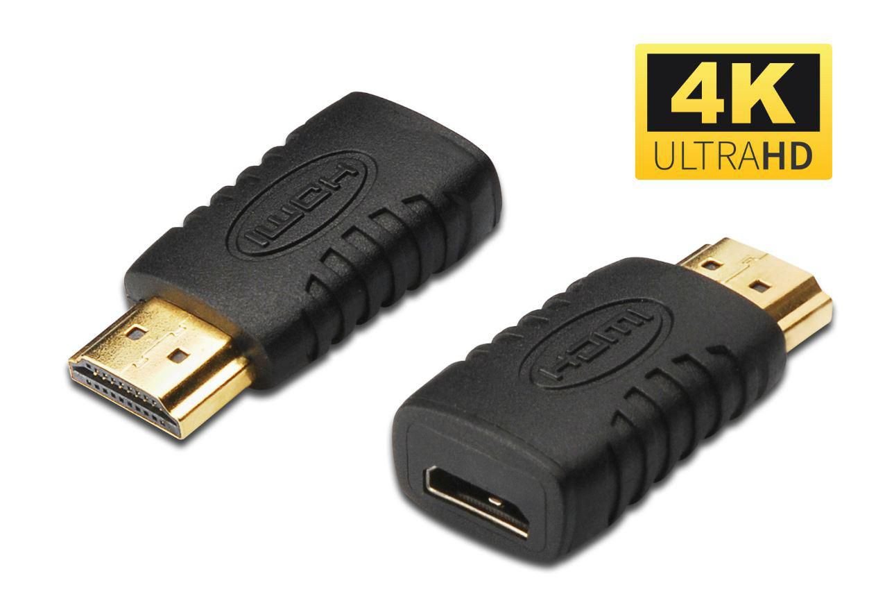 Microconnect HDMI 19 - HDMI 19C M-F Adapter HDMI-Kabel von Microconnect