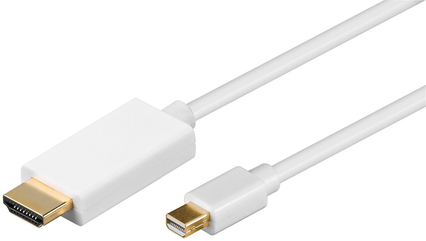Microconnect MICROCONNECT 3m MDP/HDMI M/M 3m mini DisplayPort HDMI Weiß (MDPHDMI3) HDMI-Kabel von Microconnect