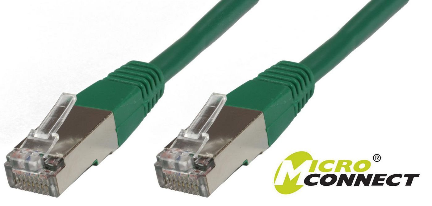 Microconnect MICROCONNECT FTP CAT6 15M GREEN PVC Netzwerkkabel von Microconnect