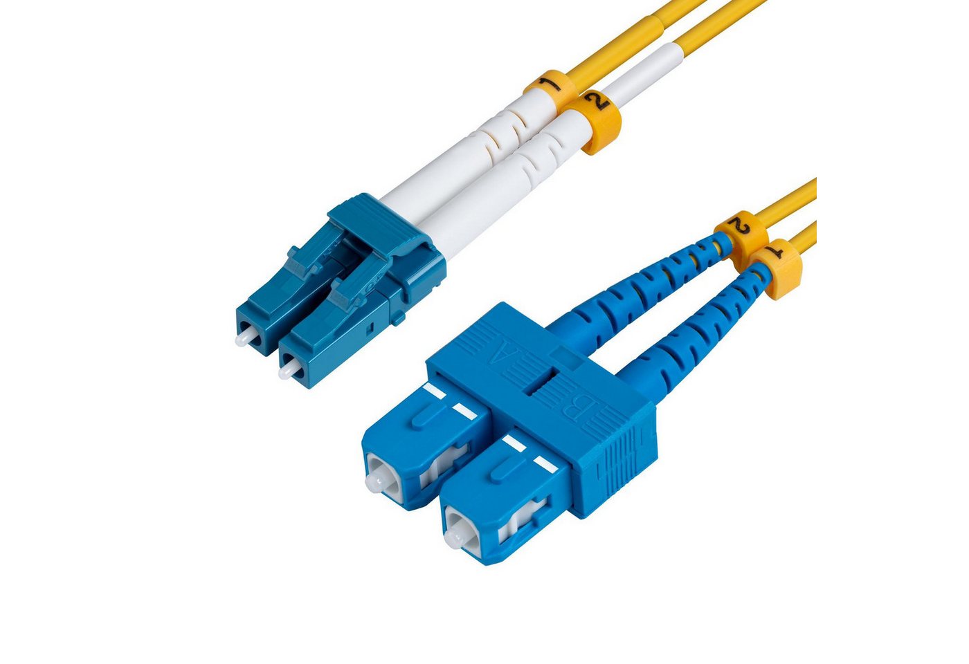 Microconnect MICROCONNECT LC/PC-SC/PC 5M 9/125 SM Glasfaserkabel von Microconnect
