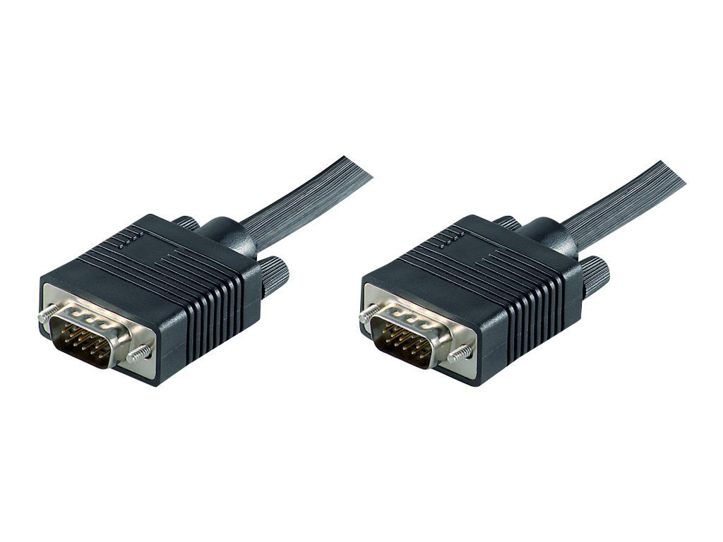 Microconnect MICROCONNECT SVGA HD15 5m M-M Black Computer-Kabel von Microconnect
