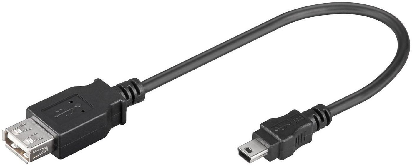 Microconnect MICROCONNECT USBAFBM 0.2m USB A Mini-USB B Schwarz USB Kabel (USBAFBM) USB-Kabel von Microconnect