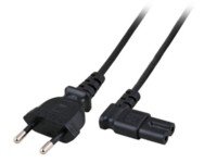 Microconnect PE030718AR Kabel (C7 Coupler, Schwarz) von Microconnect