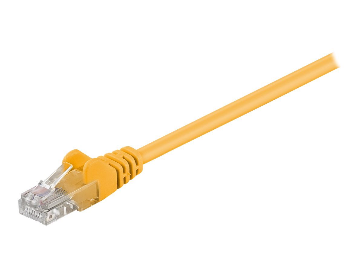 Microconnect U/UTP CAT5e 0.25M Yellow PVC Netzwerkkabel von Microconnect
