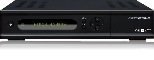 Microelectronic Micro M1HD+CI+ digitaler HD Satelliten-Receiver (Twin-Tuner, 1x CI+, HDMI, Ethernet, USB 2.0, PVR-Ready) schwarz von Microelectronic