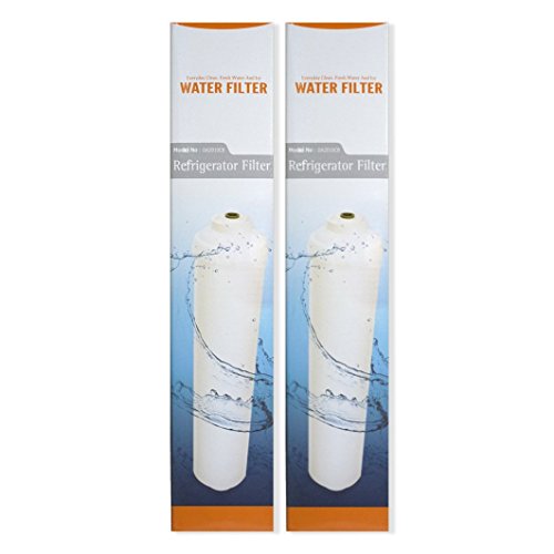 Microfilter DA2010CB | 2er Pack externer Wasserfilter kompatibel mit Samsung DA29-10105J – HAFEX/EXP HAFEX - kompatibel mit LG 5231JA2010B, Beko, Haier Kühlschrank Filter von Microfilter