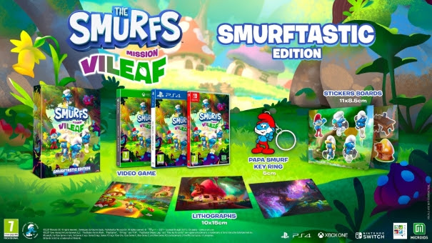 The Smurfs: Mission Vileaf Smurftastic Edition (Nordic) von Microids