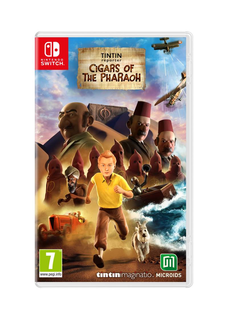 Tintin Reporter Cigars of the Pharaoh von Microids