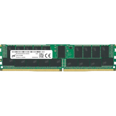 16GB (1x16GB) MICRON RDIMM DDR4-3200, CL22-22-22, reg ECC, dual ranked x8 von Crucial