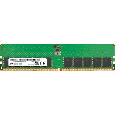 32GB (1x32GB) MICRON UDIMM DDR5-4800, CL40, ECC, dual ranked x8 von Crucial