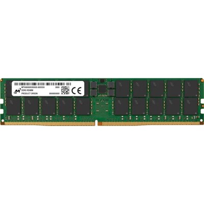 96GB (1x96GB) MICRON RDIMM DDR5-5600 CL46-45-45 reg. ECC Server Speicher von Crucial