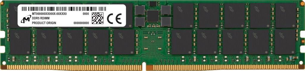 Micron - DDR5 - Modul - 64GB - DIMM 288-PIN - 5600 MHz / PC5-44800 - CL46  registriert - ECC (MTC40F2046S1RC56BR) von Micron Technology