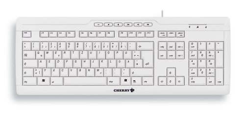 Cherry Multimedia Tastatur 104 Tasten USB/PS2 Kombo grau von Micron