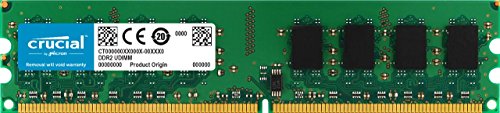 Crucial CT25664AA800 2 GB Speicher (DDR2, 800MHz, PC2-6400, Unbuffered, DIMM, 240-Pin) von Micron