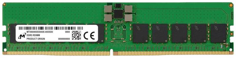 Micron 32GB RAM DDR5-4800 MHz CL40 1.1V 288-PIN REG ECC von Micron