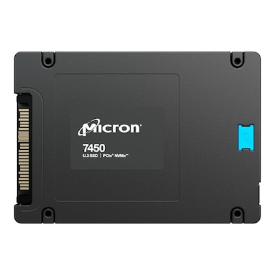 Micron 7450 PRO NVMe U.3 SSD 7,68TB 3D NAND TLC 2,5 zoll Micron 7450 PRO NVMe U.3 SSD 7,68TB 3D NAND TLC 2,5 zoll von Micron