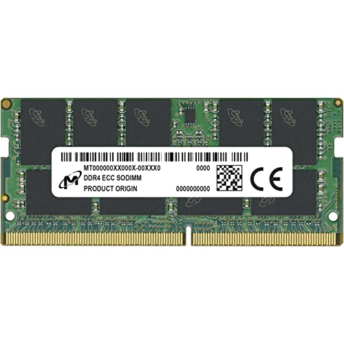 Micron DDR4 ECC SODIMM 8GB 1Rx8 3200 CL22 1.2V ECC von Micron