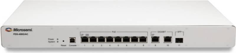 Microsemi PD-9501GC - Gigabit Ethernet - 10,100,1000 Mbit/s - IEEE 802.11n,IEEE 802.3af,IEEE 802.3at,IEEE 802.3bt - Schwarz - 1/2 (-) - 3/6 (+) - 7/8 (-) - 4/5 (+) - 55 V (PD-9501GC/AC-EU) von Microsemi