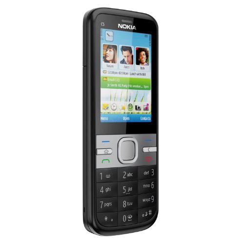 'Nokia C5 – 00.2 – Kostenlose Handy (2,2 Display, 3.2 MP Kamera, 50 MB Kapazität, Prozessor 600 MHz, S.O. Symbian 9.3) grau von Nokia
