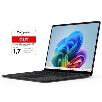 B2B: Surface Laptop (7.Generation) 15" QHD Touch Graphite Snapdragon® X Elite 16GB/512B SSD Win11 Pro ZHQ-00030 von Microsoft