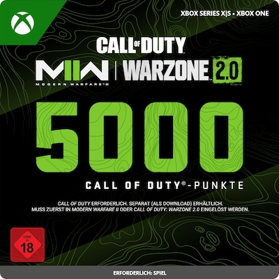 Call of Duty 5000 Points - XBox Series S|X / XBox One Digital Code DE von Microsoft