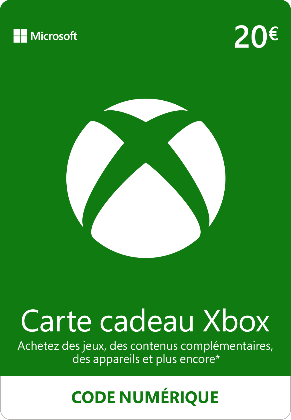 Carte Xbox 20€ von Microsoft