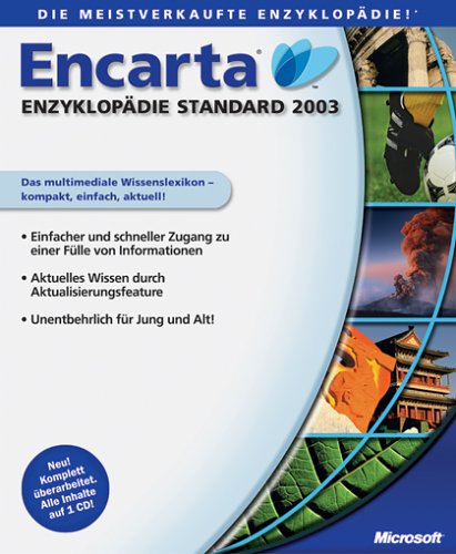Encarta Enzyklopädie Standard 2003 CD von Microsoft