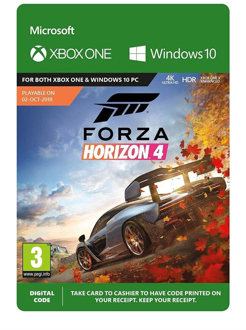 Forza Horizon 4 Deluxe Edition (Xbox) ESD Download von Microsoft