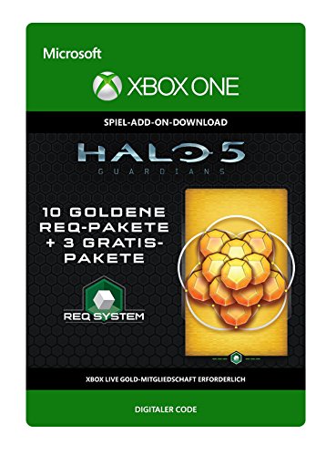 Halo 5: Guardians: 10 Gold REQ Packs + 3 Gratis [Spielerweiterung] [Xbox One - Download Code] von Microsoft