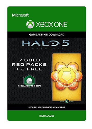 Halo 5: Guardians: 7 Gold REQ Packs + 2 Gratis [Spielerweiterung] [Xbox One - Download Code] von Microsoft