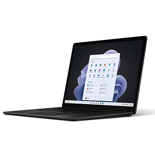 MICROSOFT SURFACE Laptop 5 - Ordinateur Portable (Windows 11, écran Tactile 15", Processeur Intel Core i7, 8 Go RAM, 512 Go SSD, Clavier Français AZERTY) - Noir, Finition métal von Microsoft