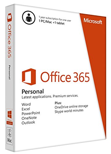 MS Office 365 Personal Mac/Win Subscription P2 EuroZone Medialess 1 Year Dutch (NL) von Microsoft