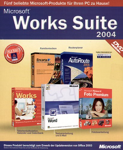 MS Works Suite 2004 DVD W32 von Microsoft