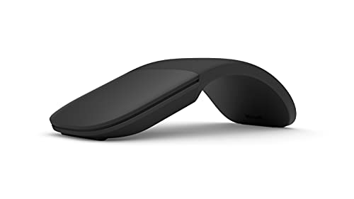 Microsoft Arc Mouse Maus Bluetooth BlueTrack Ambidextrös Schwarz - Mäuse (Ambidextrös, BlueTrack, Bluetooth, Schwarz) von Microsoft