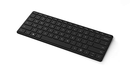 Microsoft Designer Compact Keyboard – Kompakte Bluetooth-Tastatur – Französisch AZERTY – Schwarz von Microsoft