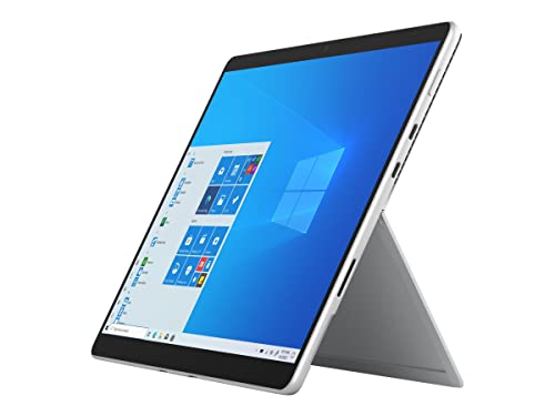 Microsoft EFI-00019 Surface Pro 8 Tablet, Intel Core i7 Prozessoren 11 Generation, Wi-Fi 6 (802.11ax), Platin, 1000 GB Interne Speicherkapazität, 32 GB RAM, 13" Display von Microsoft