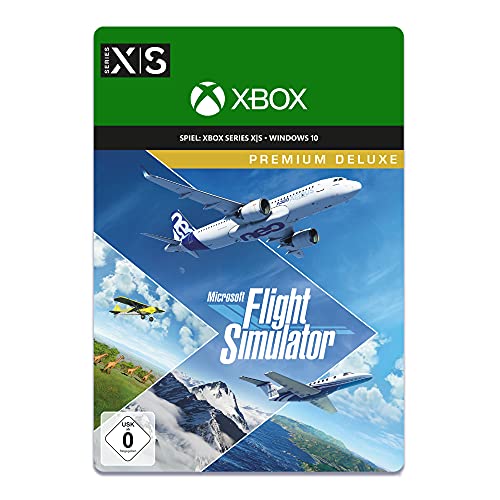 Microsoft Flight Simulator Premium Deluxe Edition | Digitaler Code für PC und Xbox Series X|S von Microsoft