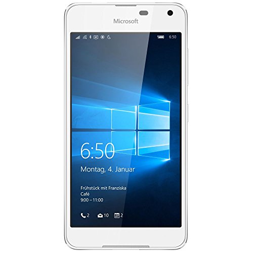 Microsoft Lumia 650 Smartphone (5 Zoll (12,7 cm) Touch-Display, 16 GB Speicher, Windows 10) weiß von Microsoft