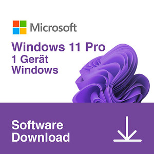 Microsoft MS ESD Win Pro 11 Betriebssystem 64 bit  Vollversion (Download-Link) von Microsoft