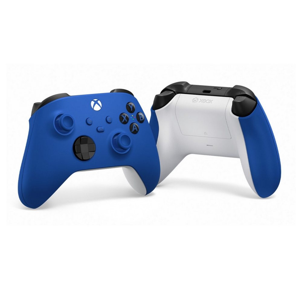 Microsoft Microsoft Xbox Wireless Controller shock blue Gamepad Wireless-Controller (Gamepad & Controller) von Microsoft
